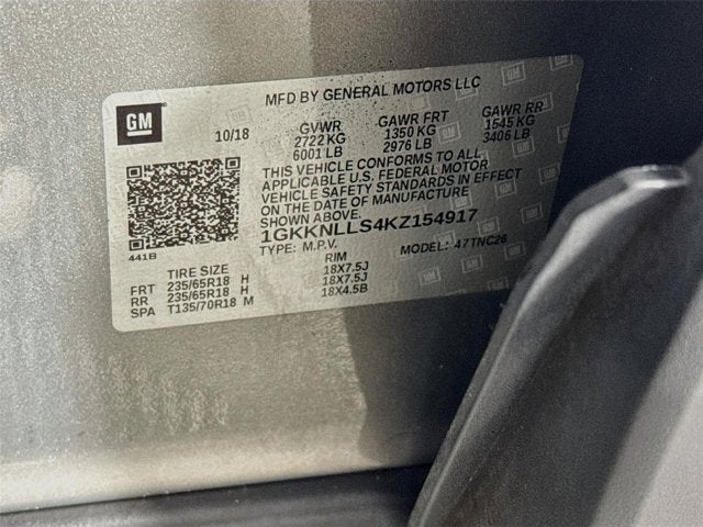2019 GMC Acadia SLE-2