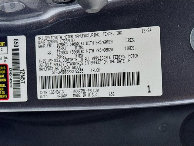 2025 Toyota Tundra Limited