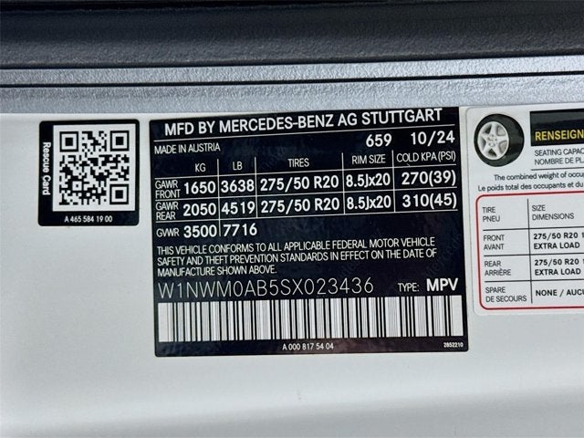 2025 Mercedes-Benz G-Class G 580