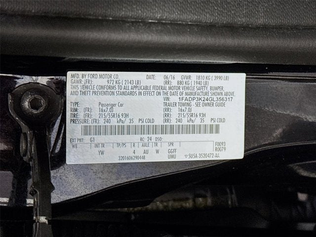 2016 Ford Focus SE