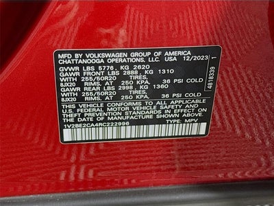 2024 Volkswagen Atlas Cross Sport 2.0T SEL