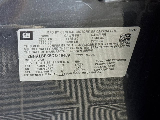 2012 Chevrolet Equinox LS