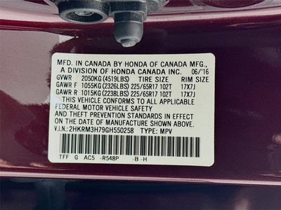 2016 Honda CR-V EX-L