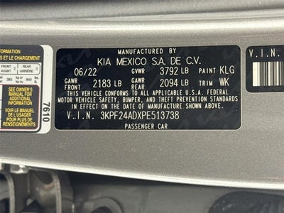 2023 Kia Forte LXS