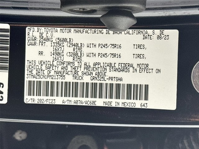 2023 Toyota Tacoma SR5
