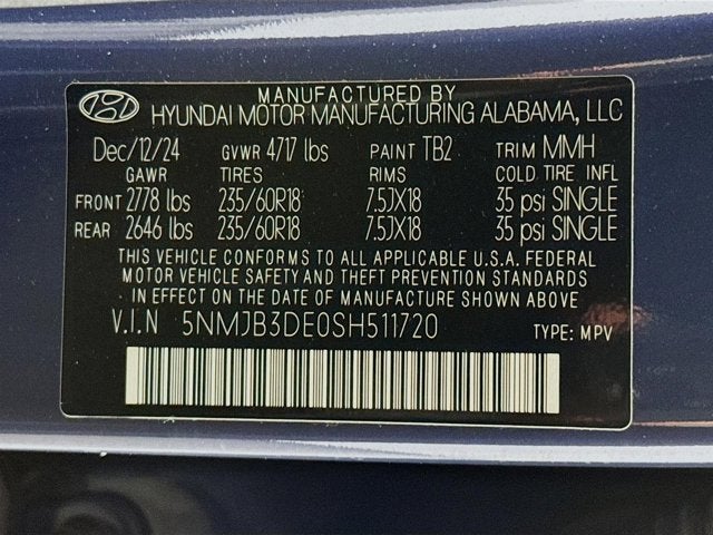 2025 Hyundai Tucson SEL