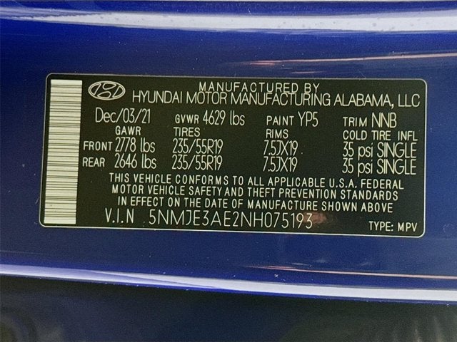 2022 Hyundai Tucson Limited