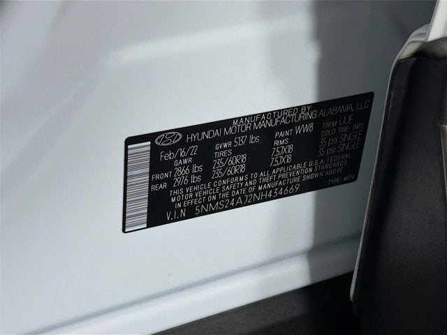 2022 Hyundai Santa Fe SEL