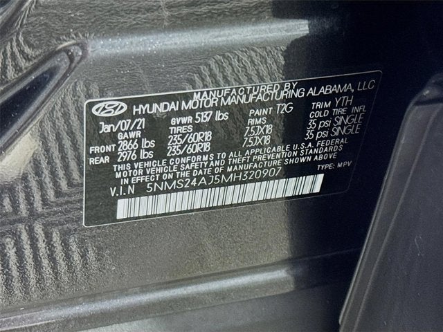 2021 Hyundai Santa Fe SEL