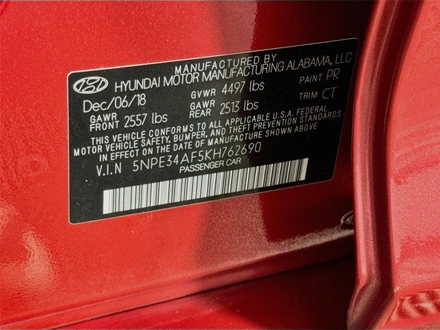 2019 Hyundai Sonata Sport
