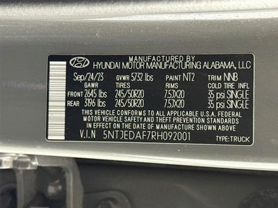 2024 Hyundai Santa Cruz Limited