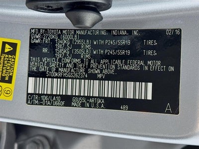 2016 Toyota Highlander Limited