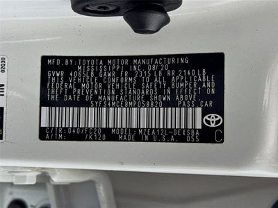 2021 Toyota Corolla SE