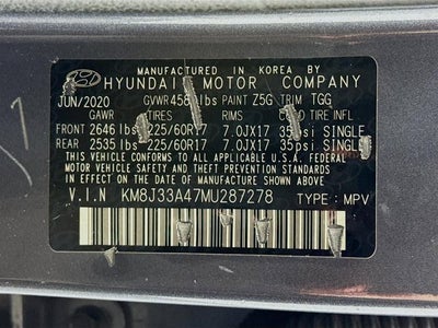 2021 Hyundai Tucson Value