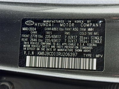 2024 Hyundai Tucson Hybrid Blue