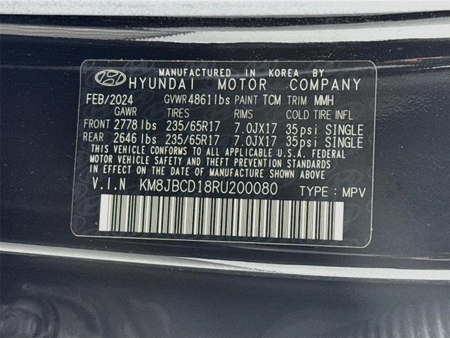 2024 Hyundai Tucson Hybrid Blue