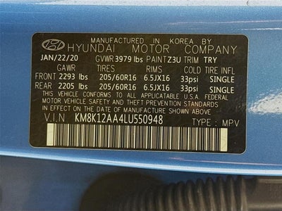 2020 Hyundai Kona SE