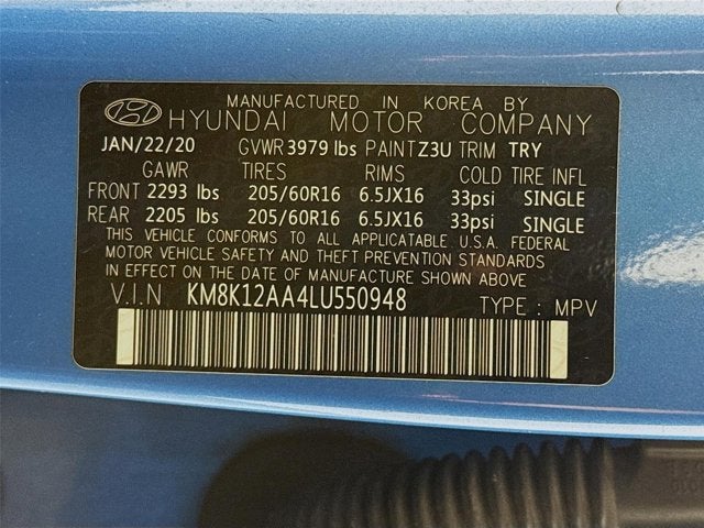 2020 Hyundai Kona SE