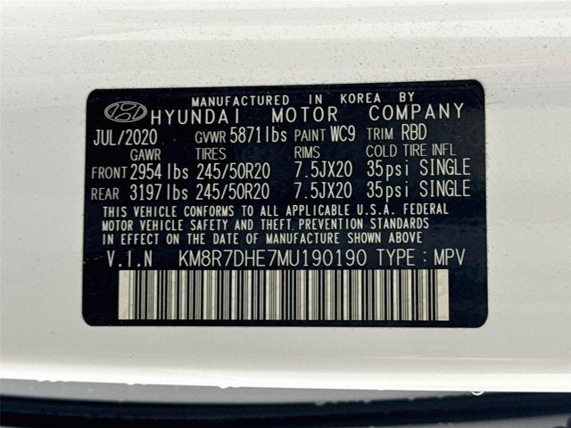 2021 Hyundai Palisade Calligraphy