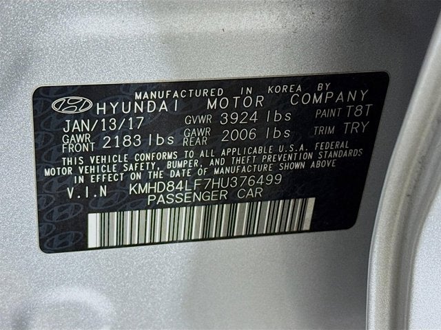 2017 Hyundai Elantra Value Edition