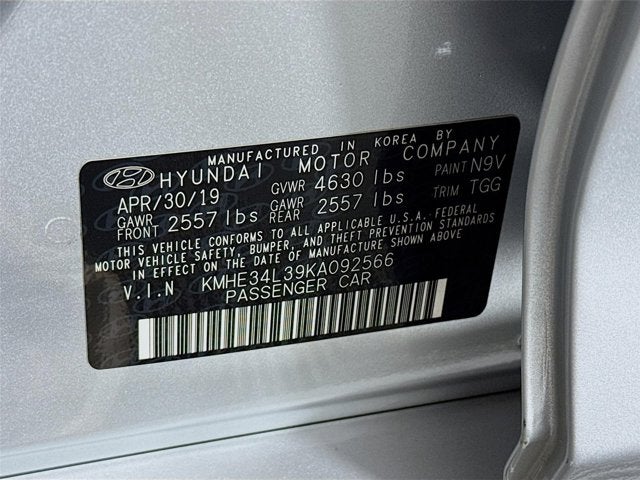 2019 Hyundai Sonata Hybrid Limited
