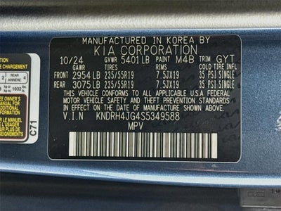2025 Kia Sorento Hybrid EX