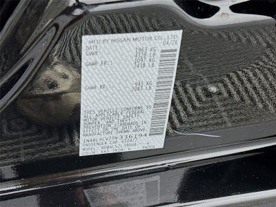 2026 Nissan Altima SR