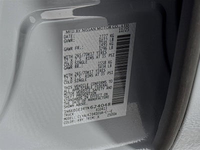 2026 Nissan Frontier PRO-X