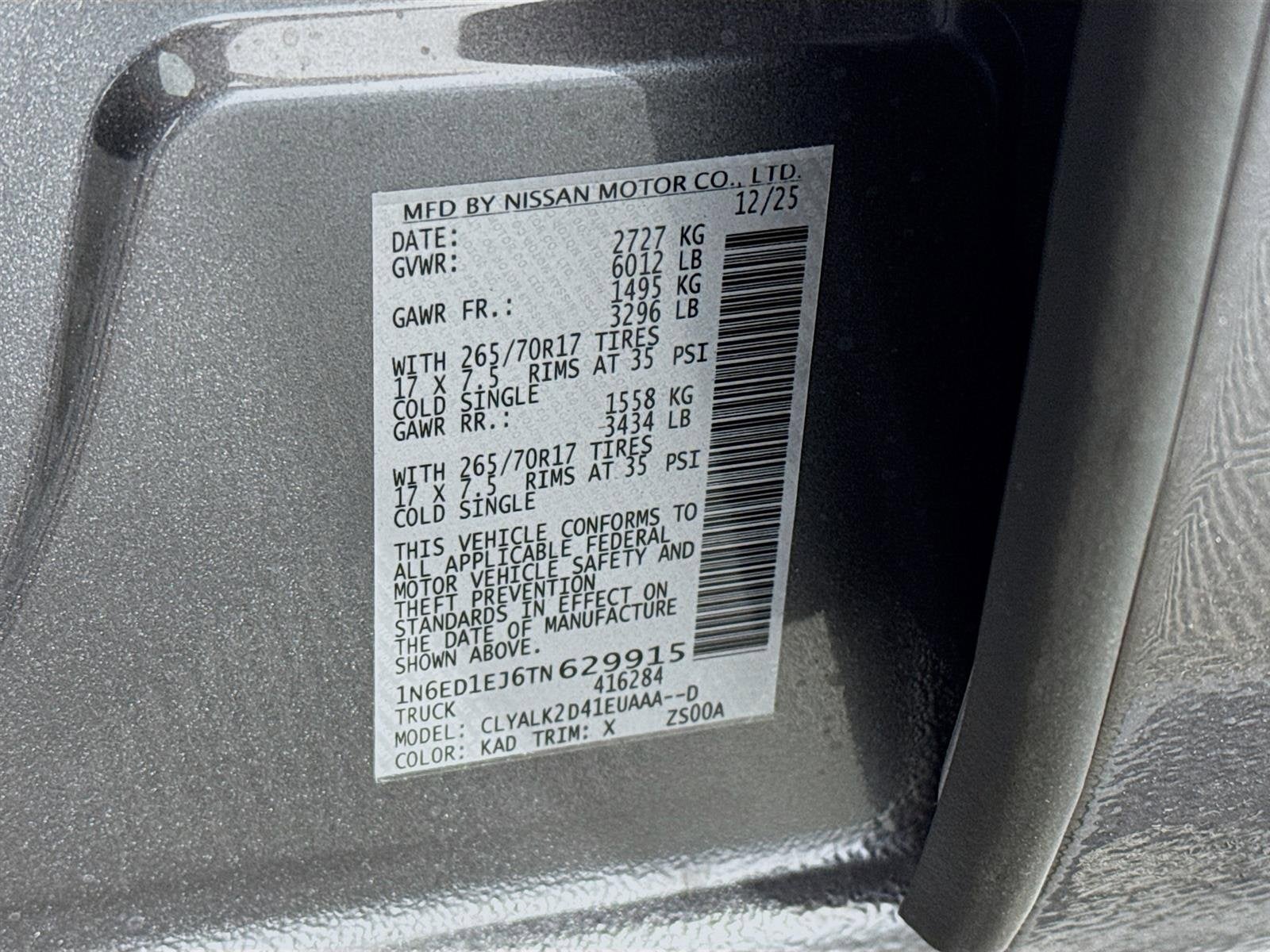 2026 Nissan Frontier PRO-X