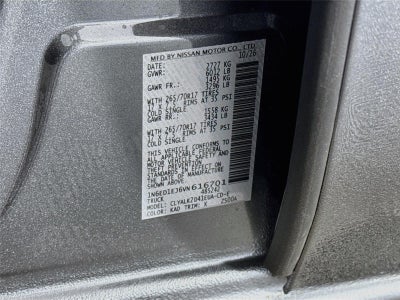 2027 Nissan Frontier PRO-X