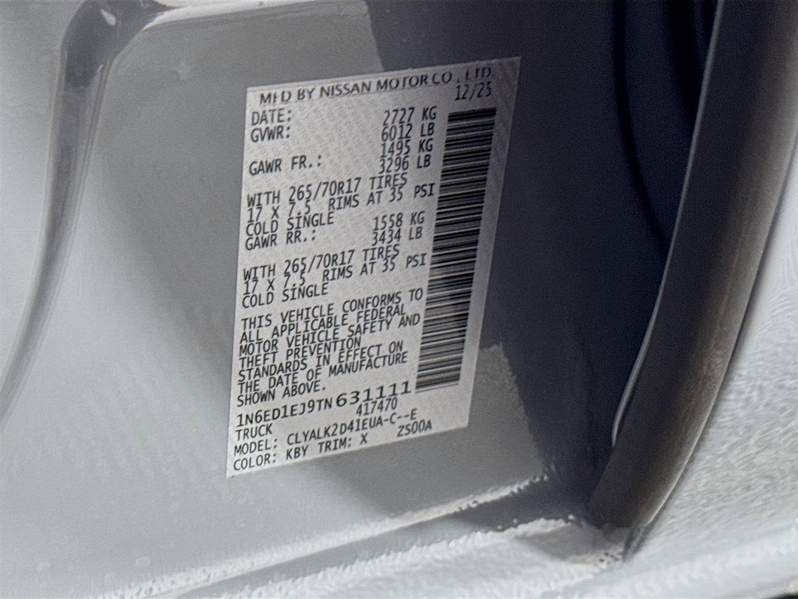 2026 Nissan Frontier PRO-X