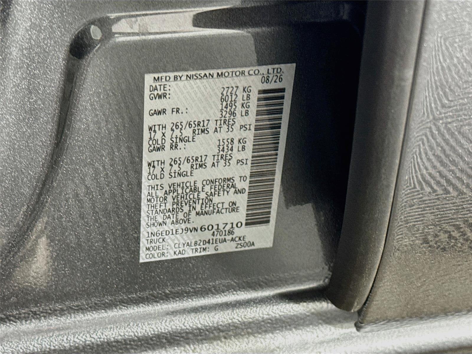2027 Nissan Frontier SV
