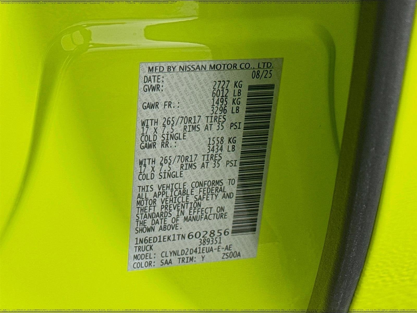 2026 Nissan Frontier PRO-4X