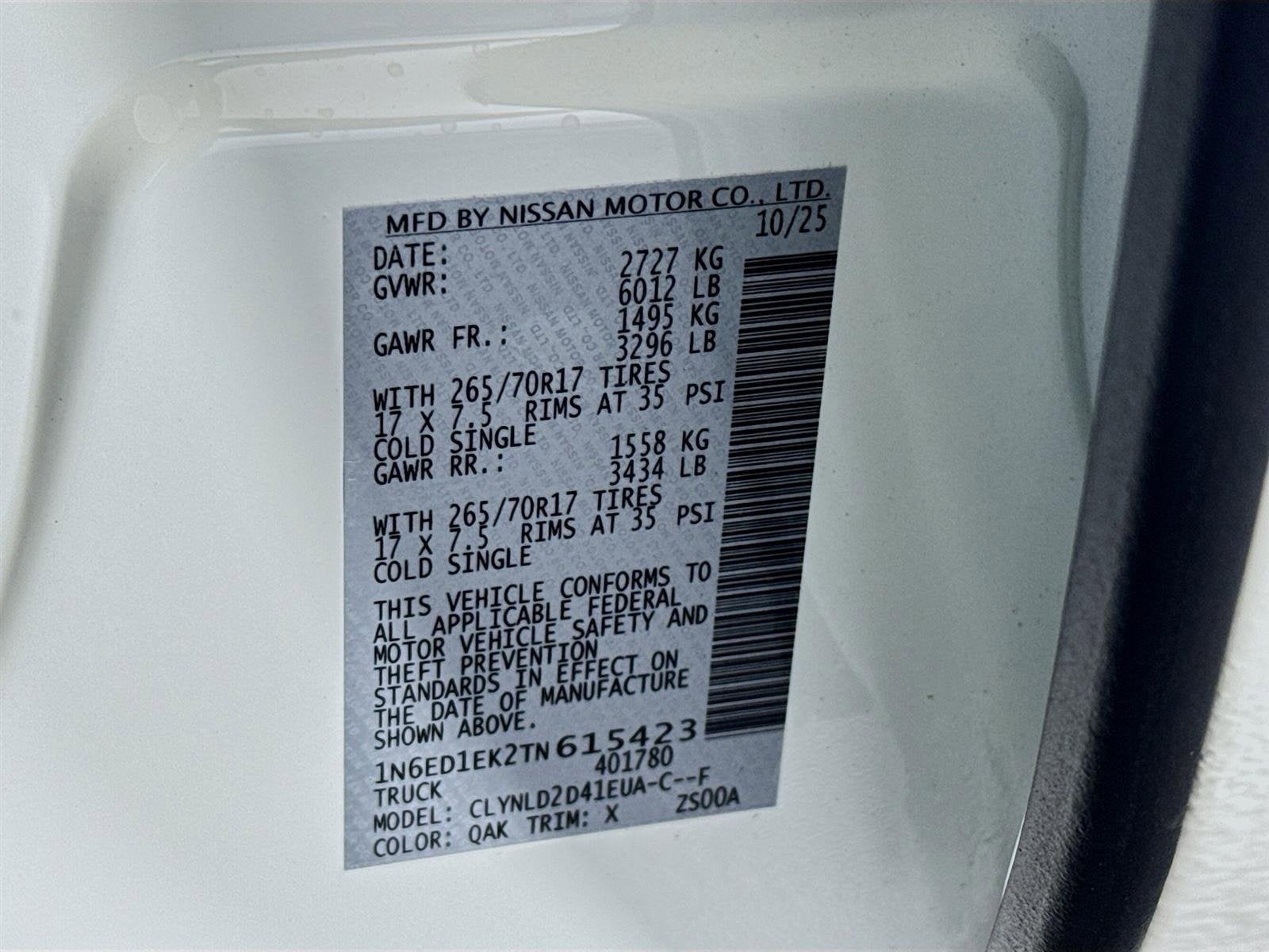 2026 Nissan Frontier PRO-4X