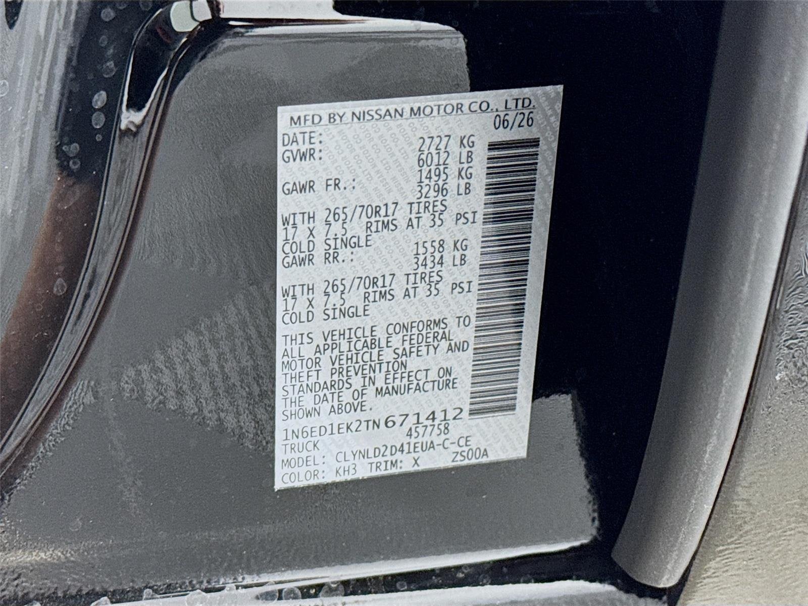 2026 Nissan Frontier PRO-4X w/R Package