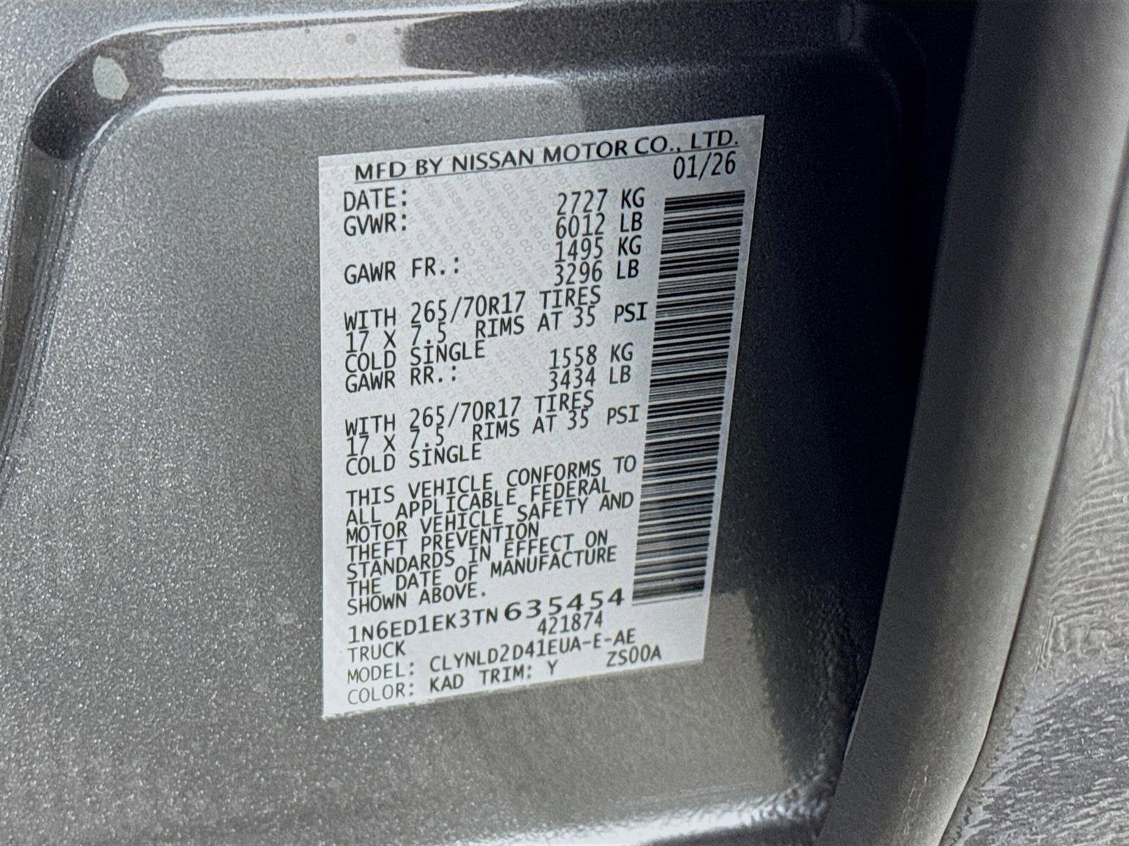 2026 Nissan Frontier PRO-4X