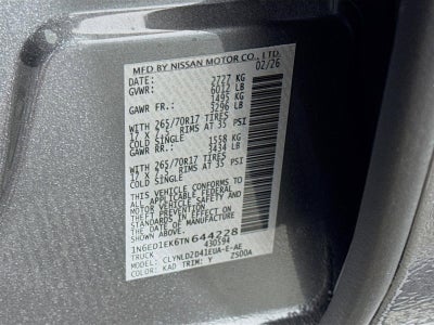 2026 Nissan Frontier PRO-4X