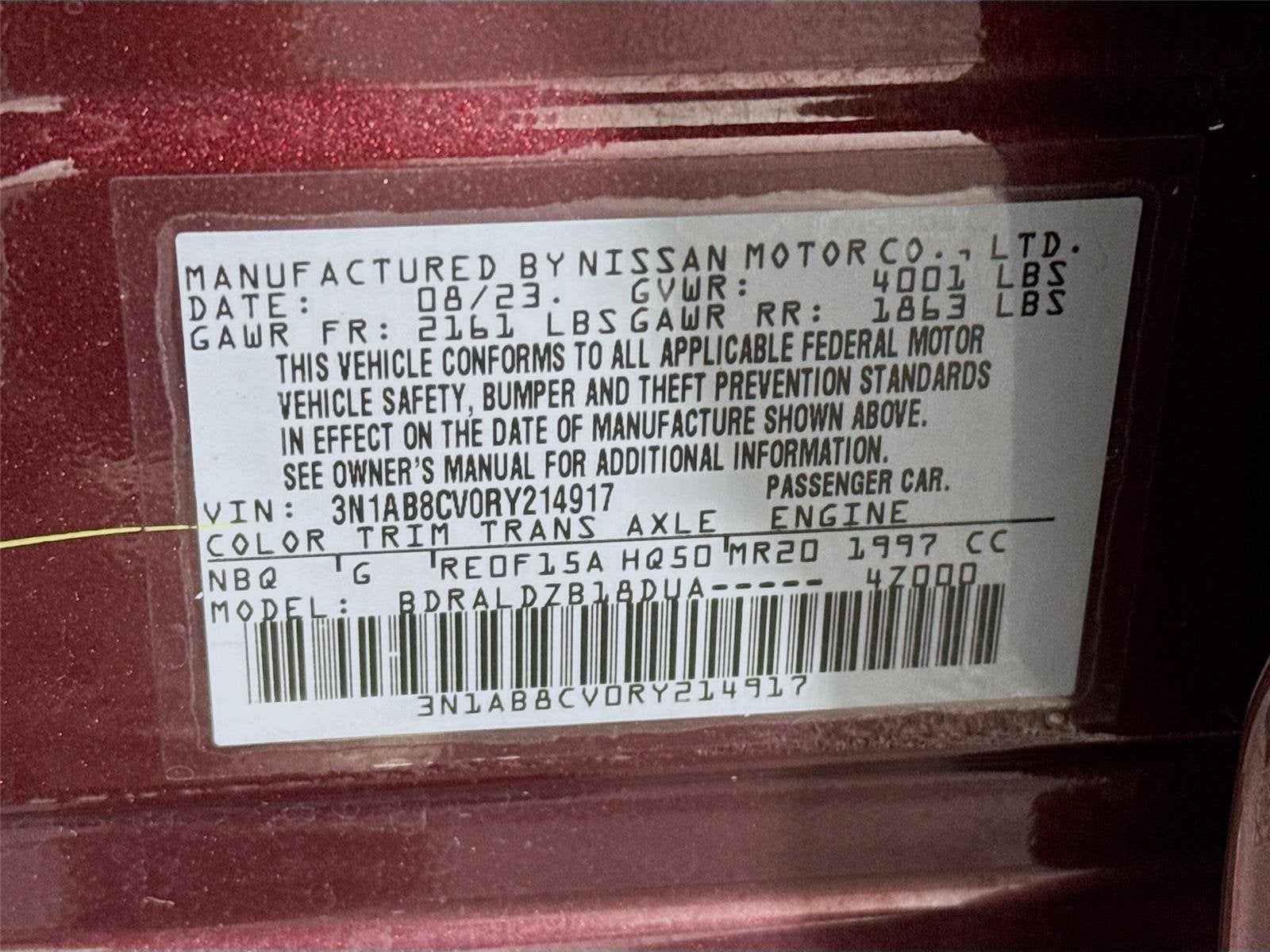 2024 Nissan Sentra SV
