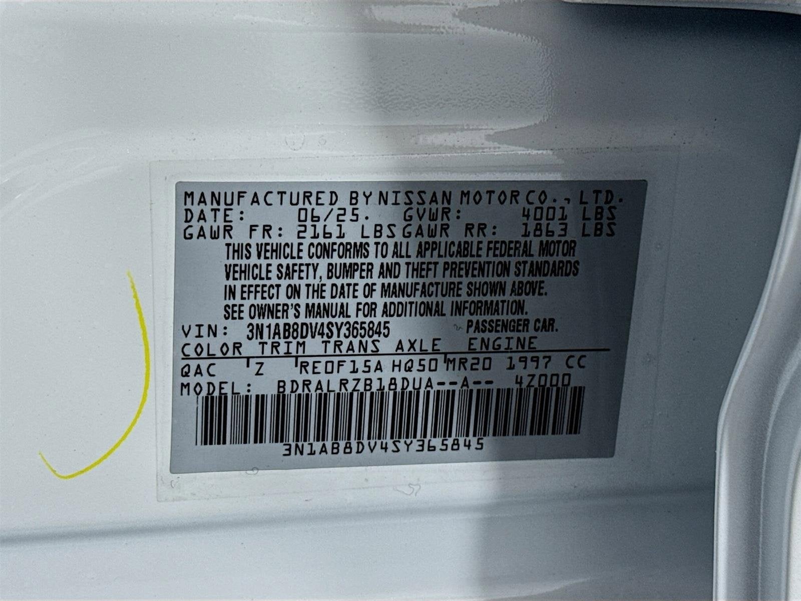 2025 Nissan Sentra SR