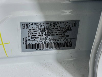 2026 Nissan Sentra SV