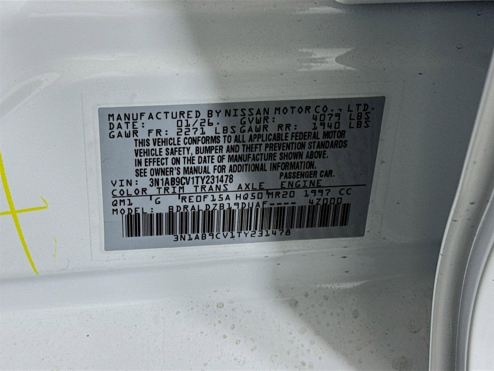 2026 Nissan Sentra SV