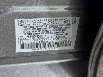 2026 Nissan Sentra SV