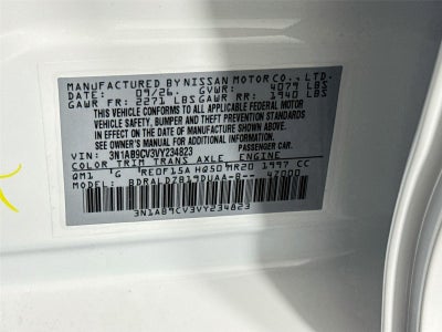 2027 Nissan Sentra SV