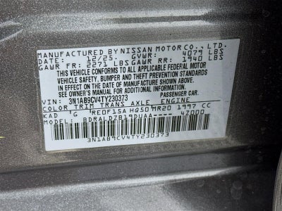 2026 Nissan Sentra SV