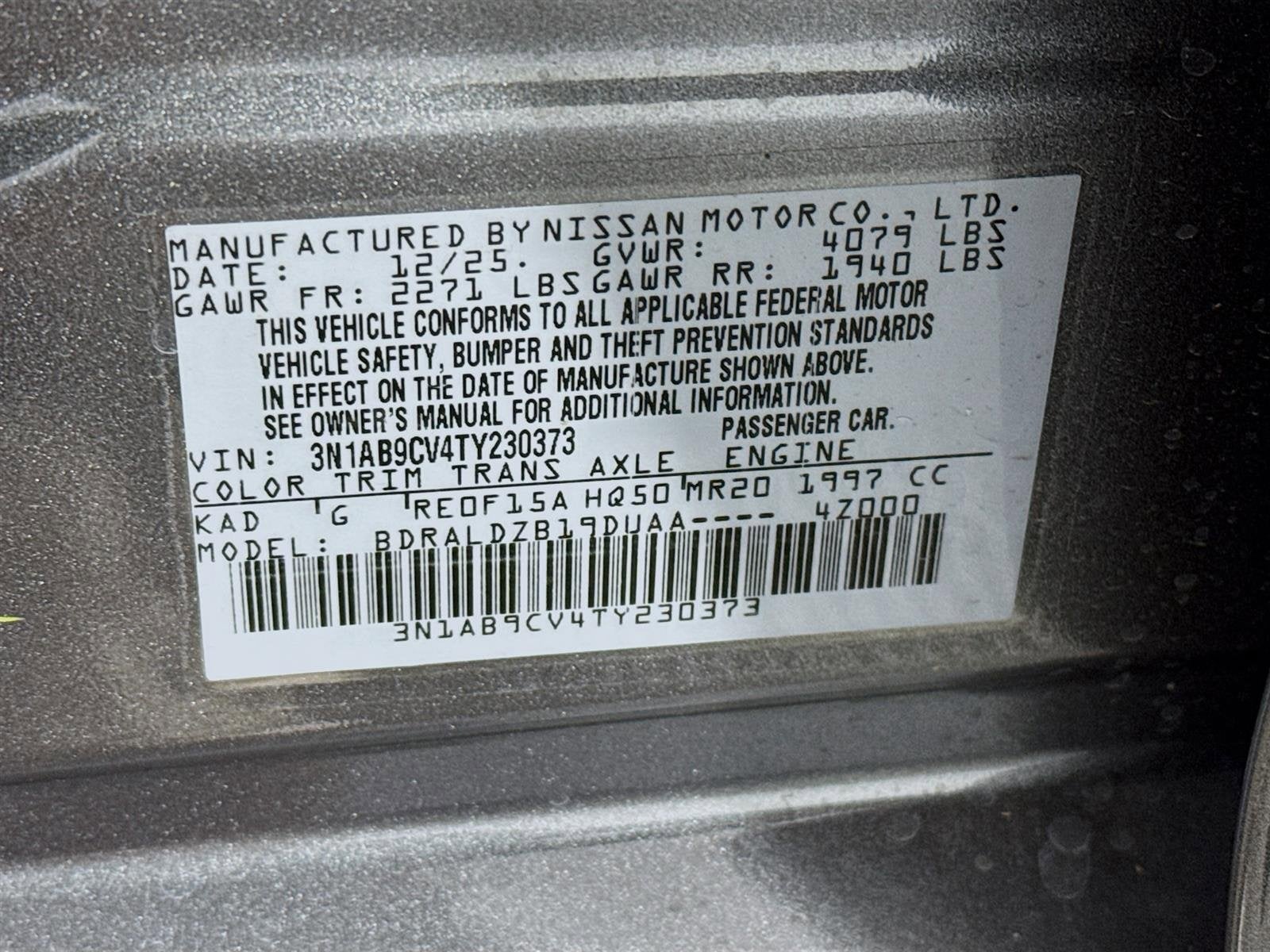 2026 Nissan Sentra SV