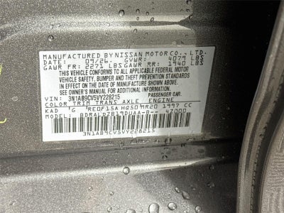 2027 Nissan Sentra SV