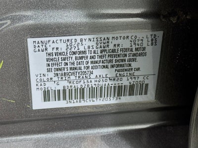 2026 Nissan Sentra SV