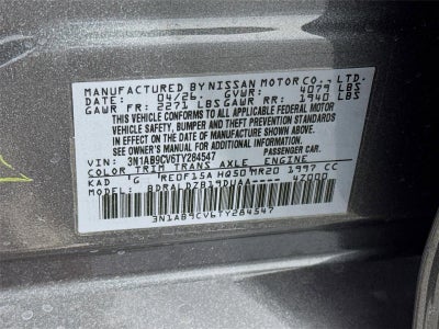 2026 Nissan Sentra SV
