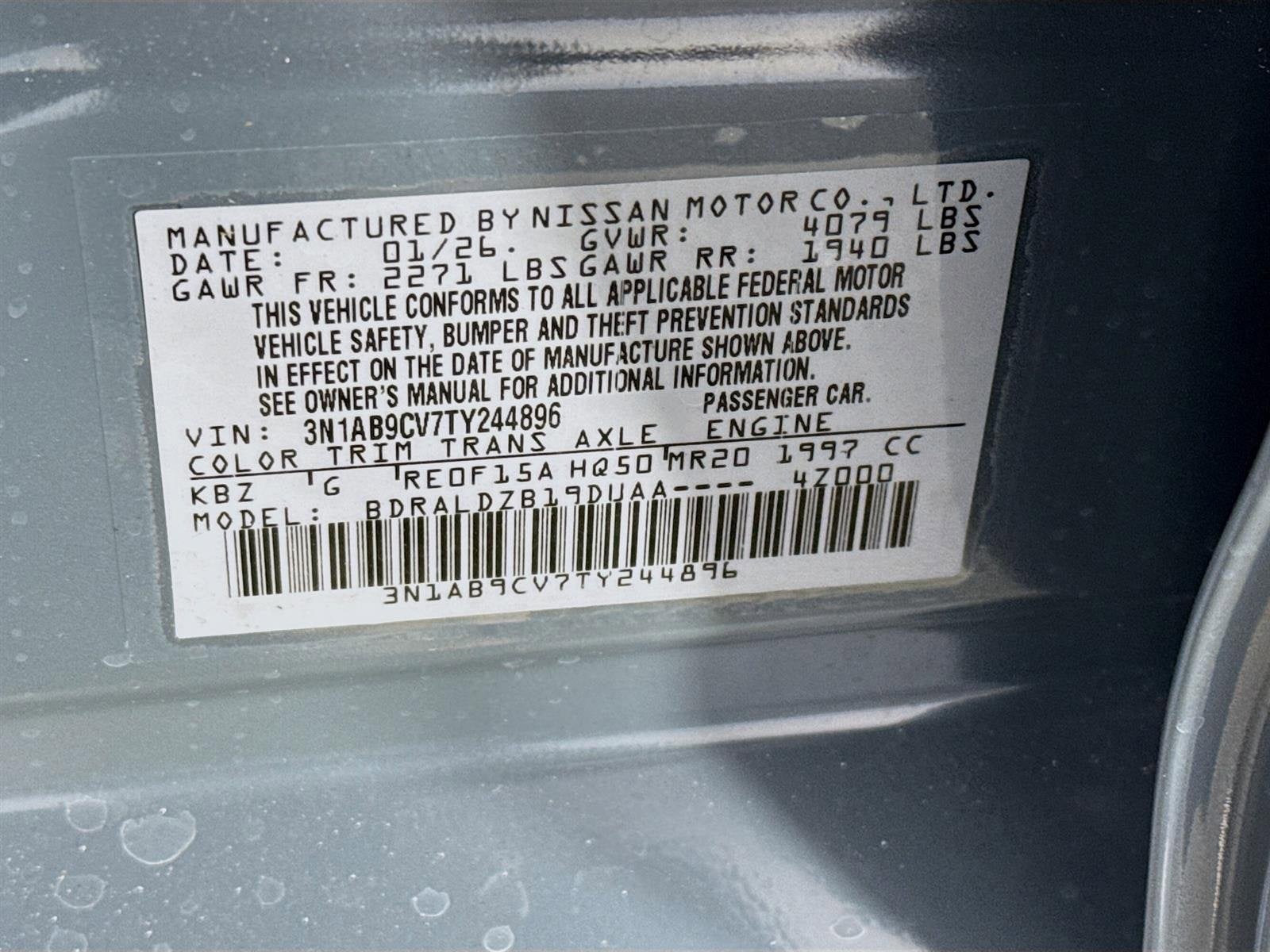 2026 Nissan Sentra SV