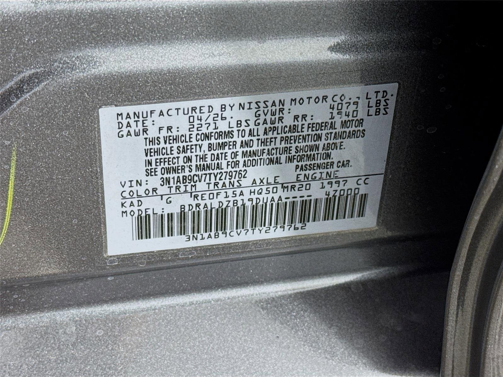 2026 Nissan Sentra SV